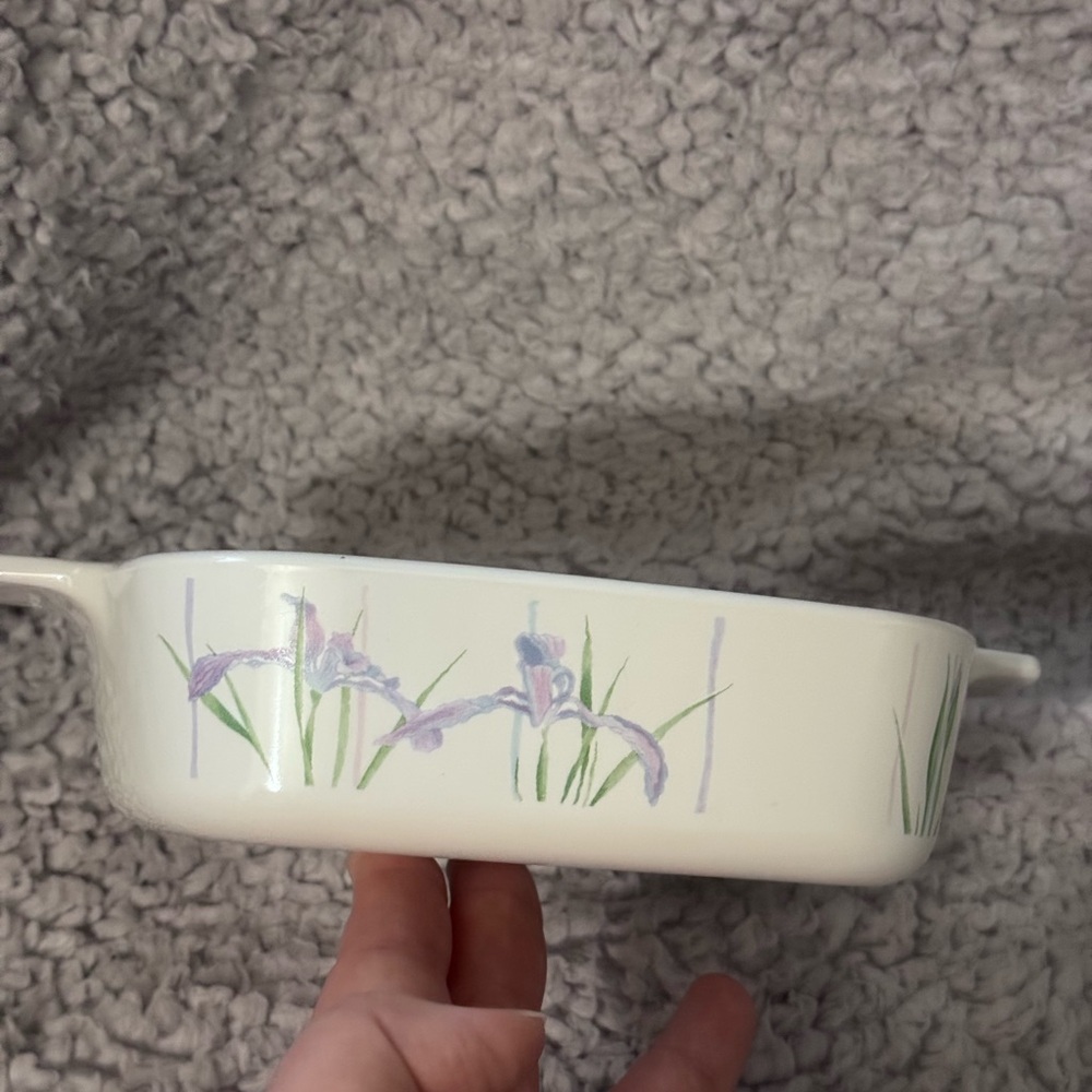 Corning Ware Vintage Shadow Iris Dish 1 liter Saucepan